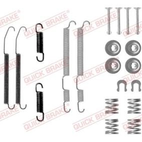 QUICK BRAKE Juego de accesorios, zapatas de freno 105-0760