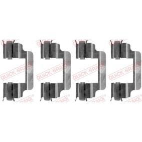 QUICK BRAKE Kit de accesorios, pastillas de frenos 109-1231