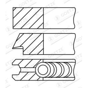 GOETZE ENGINE Jeu de segments de pistons 08-148300-00