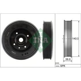 INA Poulie damper (vilebrequin) 544 0158 10
