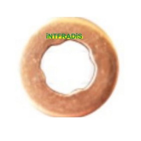 INTFRADIS Dichtring, verstuiverhouder Koper, 7mm 10165