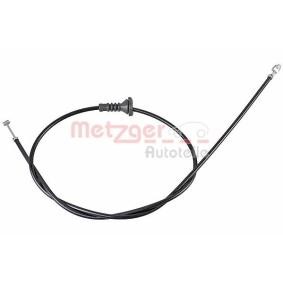 METZGER Cable del capó del motor 3160047