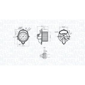 Spletna trgovina z MAGNETI MARELLI Elektricni motor, ventilator notranjega prostora 069412266010