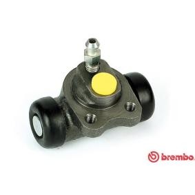 BREMBO Radbremszylinder 17,46 mm, Gusseisen, 10 x 1 A 12 155