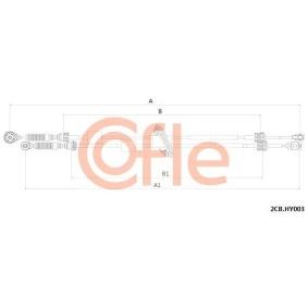 COFLE Cable de accionamiento, caja de cambios 2CB.HY003