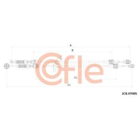 Купить COFLE Трос, ступенчатая коробка передач 2CB.HY005