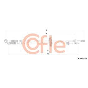Купить COFLE Трос, ступенчатая коробка передач 2CB.HY002