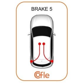 COFLE Câble de frein à main 92.1.VK024