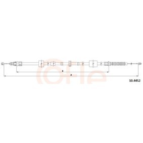 COFLE Hand brake cable 92.10.4452