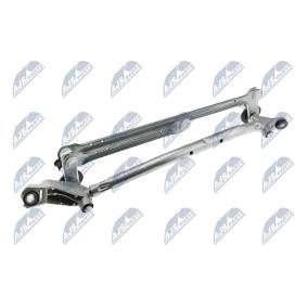 NTY Wiper Linkage Front, for left-hand drive vehicles, without electric motor EMW-NS-003