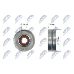 NTY Poulie, tendeur de courroie d'accessoire 70mm RNK-AU-008