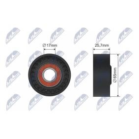 NTY Spannrolle, Keilrippenriemen 65mm RNK-FR-011