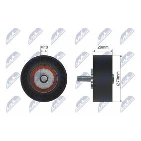 NTY Deflection / Guide Pulley, v-ribbed belt RNK-FT-003