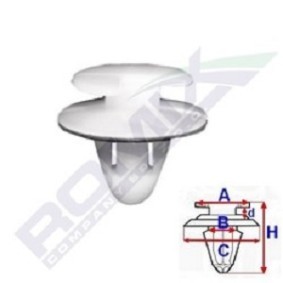 ROMIX Clip, trim / protective strip 11361
