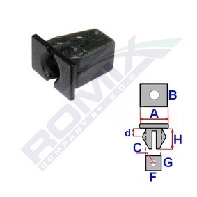ROMIX Clip, enjoliveur 15505