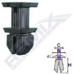 ROMIX Suoja- / koristelista 604201