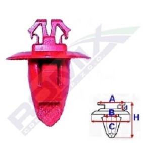 ROMIX Clip, enjoliveur 80105