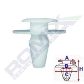 ROMIX Clip, Zier- / Schutzleiste A15814