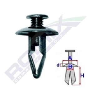 ROMIX Klips, pynte- / beskyttelseslist B16858