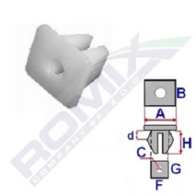 ROMIX Clip, enjoliveur B17058