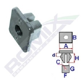 ROMIX Clip, listón B22126