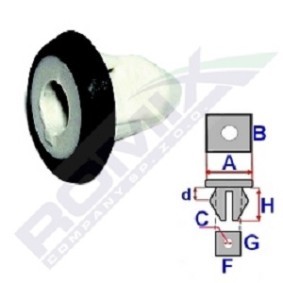 ROMIX Clip, Zier- / Schutzleiste C30178