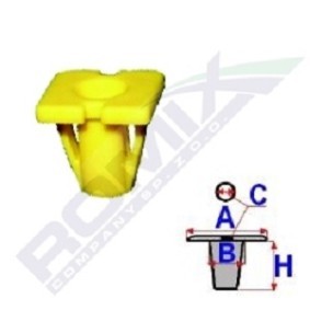 ROMIX Clip, trim / protective strip C50235