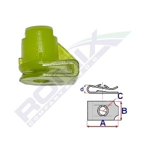 ROMIX Clip, sier- / beschermingslijst C60099