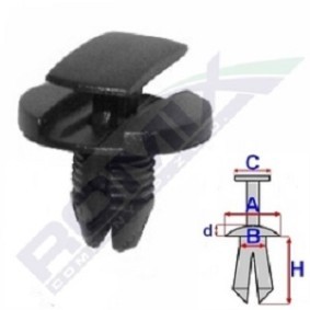 ROMIX Rivet à expansion C60151