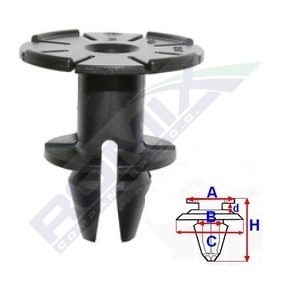 ROMIX Clip, Zier- / Schutzleiste C60410