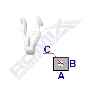 ROMIX Clip, Fregio / Modanatura protettiva C60512