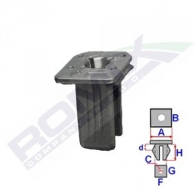 ROMIX Clip, pare-chocs C70318