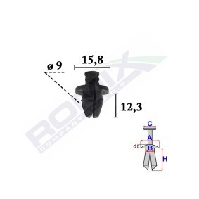 ROMIX Clip, enjoliveur C70332
