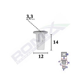 ROMIX Clip, enjoliveur C70334