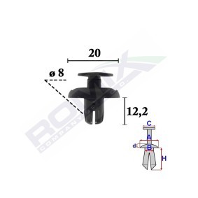 ROMIX Clip, enjoliveur C70352