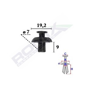 ROMIX Clip, Fregio / Modanatura protettiva C70361