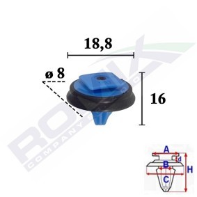 ROMIX Clip, Fregio / Modanatura protettiva C70561