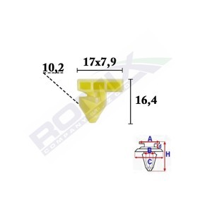 ROMIX Clip, enjoliveur C70589