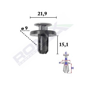 ROMIX Clip, enjoliveur C70622