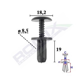 ROMIX Clip, enjoliveur C70625