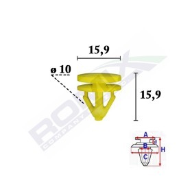 ROMIX Clip, enjoliveur C70627