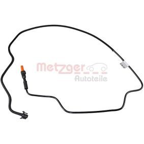 METZGER Kühlmittelrohrleitung Hauptausgleichsbehälter, mit Anschlussteilen 4010352