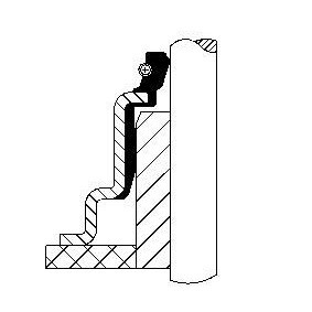 CORTECO Pakning, ventilstamme 8 mm 49472852