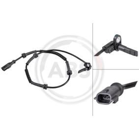 A.B.S. ABS-Sensor aktiver Sensor, 700mm, 800mm, 38mm, schwarz 32055