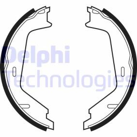 DELPHI Bremsebakkesæt, parkeringsbremse LS1884