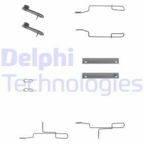 DELPHI Kit de accesorios, pastillas de frenos LX0168