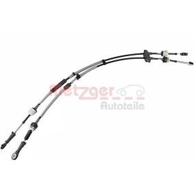 METZGER Tirette à câble, boîte de vitesse manuelle 3150299
