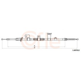 COFLE Cable de freno de mano 92.1.MT012