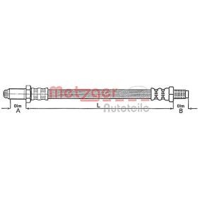 METZGER Tubo flexible de embrague 4112219