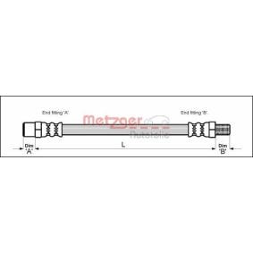 METZGER Bremseslange 4112301